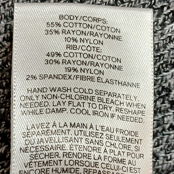 EXPRESS Black/Gray Slim Fit Crew Neck Sweater - Like New - Picture 10 of 10